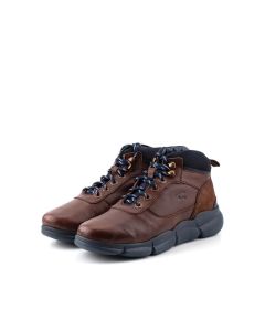 Ankle Cut Boots with Padded Inserts Men Dark Brown ISPARTA