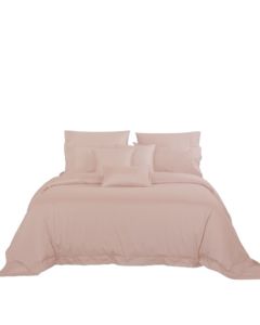 Affinity Rimini - Peony Pink King Fitted Sheet Set