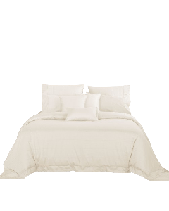 Affinity Rimini - Pure White Queen Fitted Sheet Set
