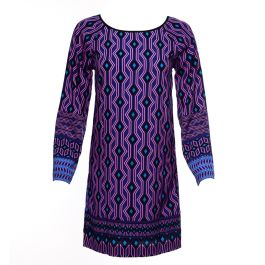 Carol L S Dress Knit Light Grey Melange